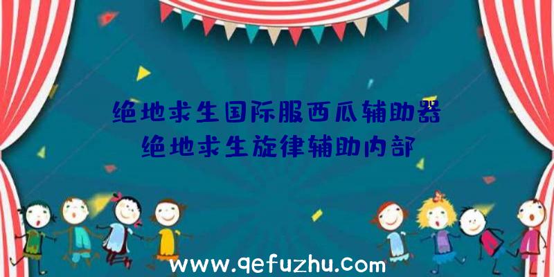 「绝地求生国际服西瓜辅助器」|绝地求生旋律辅助内部